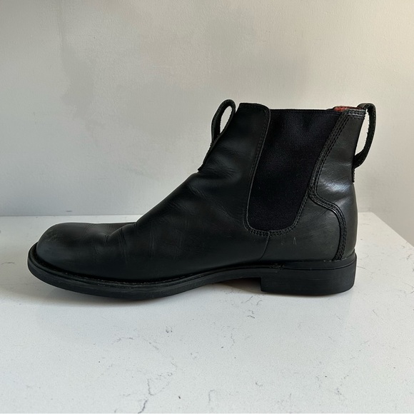 Timberland Mt Washington Chelsea Ankle Waterproof Black Leather Boots 13M Men - Picture 10 of 14